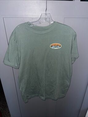 State of Mind Sage Green Kentucky Patch Short Sleeve Tee